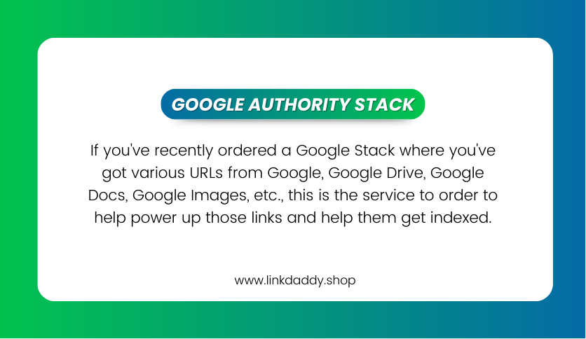 Google Authority Stacking